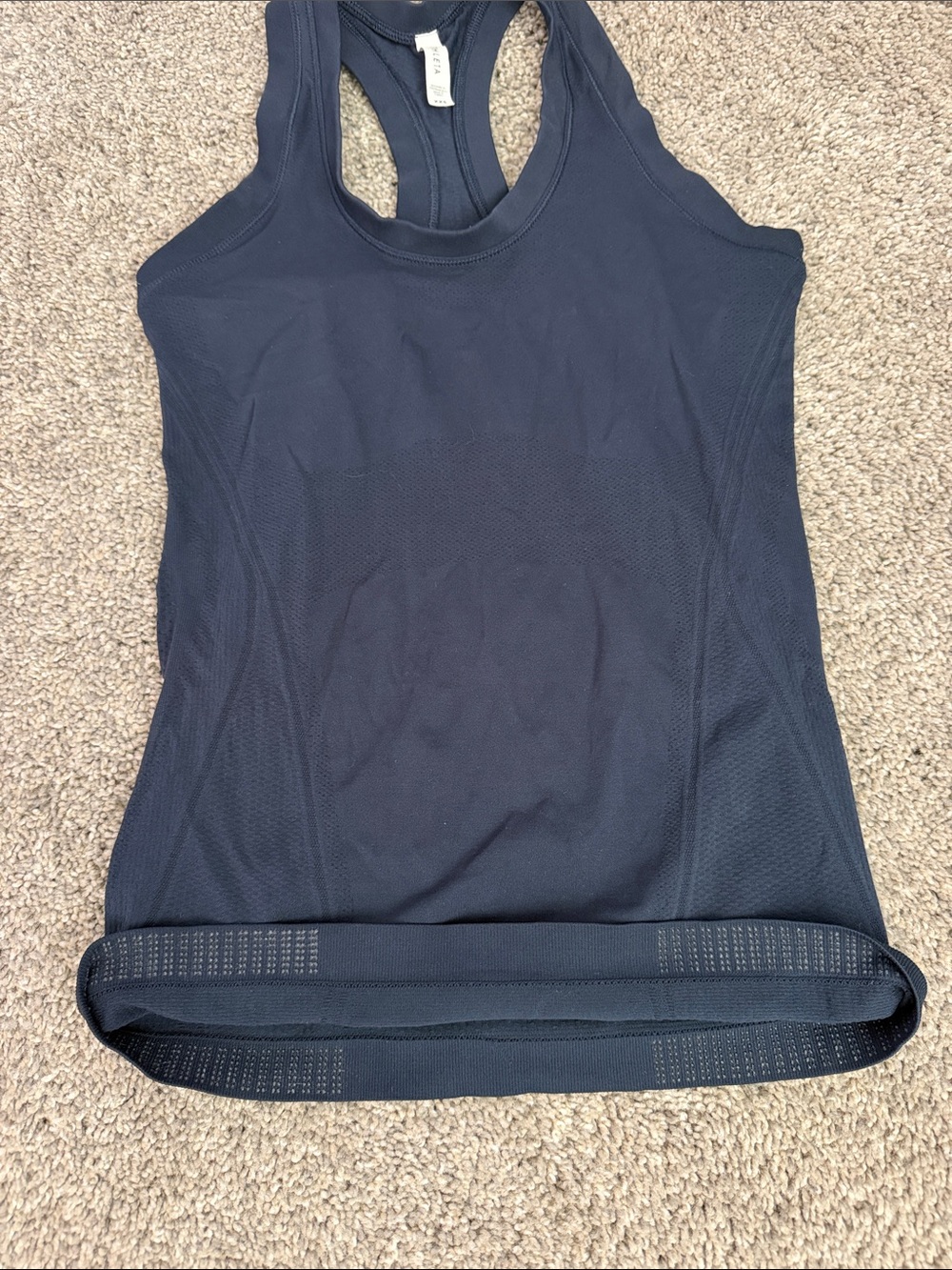 Athleta Navy Momentum Compression Tank, like new! XXS- runs big - - Picture 3 of 6